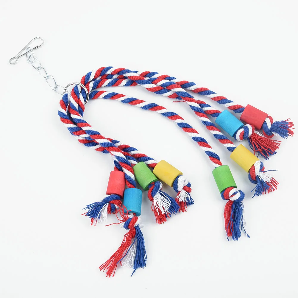 Rope Jumble Bird Toy Colorful Parrot Soft Rope Jumble Bird Toy Durable Chew Pet Cage Toys Parakeet Cockatiel
Rope Jumble Bird Toy Colorful Parrot Soft Rope Jumble Bird Toy Durable Chew Pet Cage Toys Parakeet Cockatiel