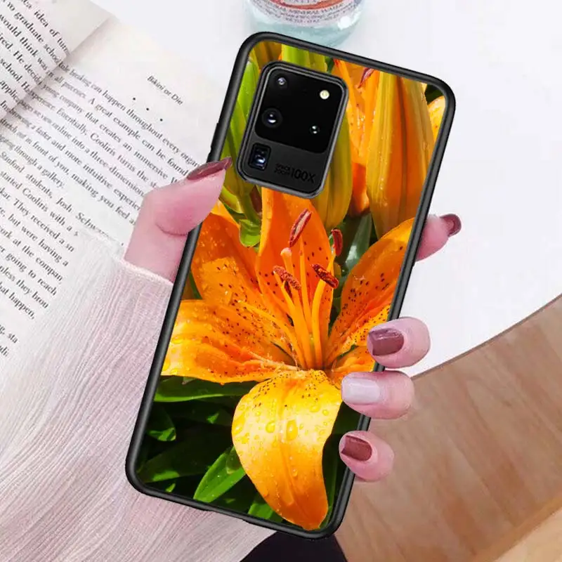 Lily flower color for Samsung S20 FE Ultra Plus A91 A81 A71 A51 A41 A31 A21 A11 A72 A52 A12 Soft Black Phone Case
Lily flower color for Samsung S20 FE Ultra Plus A91 A81 A71 A51 A41 A31 A21 A11 A72 A52 A12 Soft Black Phone Case