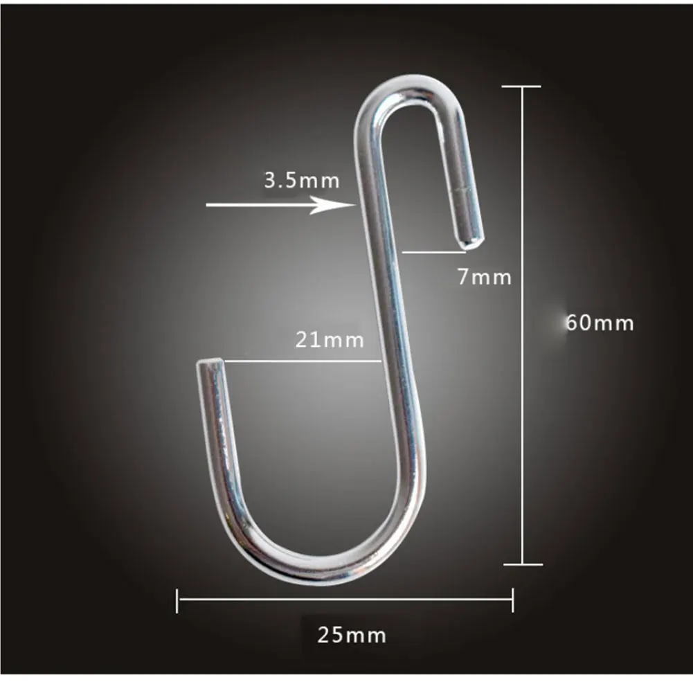 10Pcs Heavy Duty S Hooks Steel S Shaped Hooks For Hanging Pots And Pans Coffee Mugs Utensils Clothes Black
10Pcs Heavy Duty S Hooks Steel S Shaped Hooks For Hanging Pots And Pans Coffee Mugs Utensils Clothes Black
