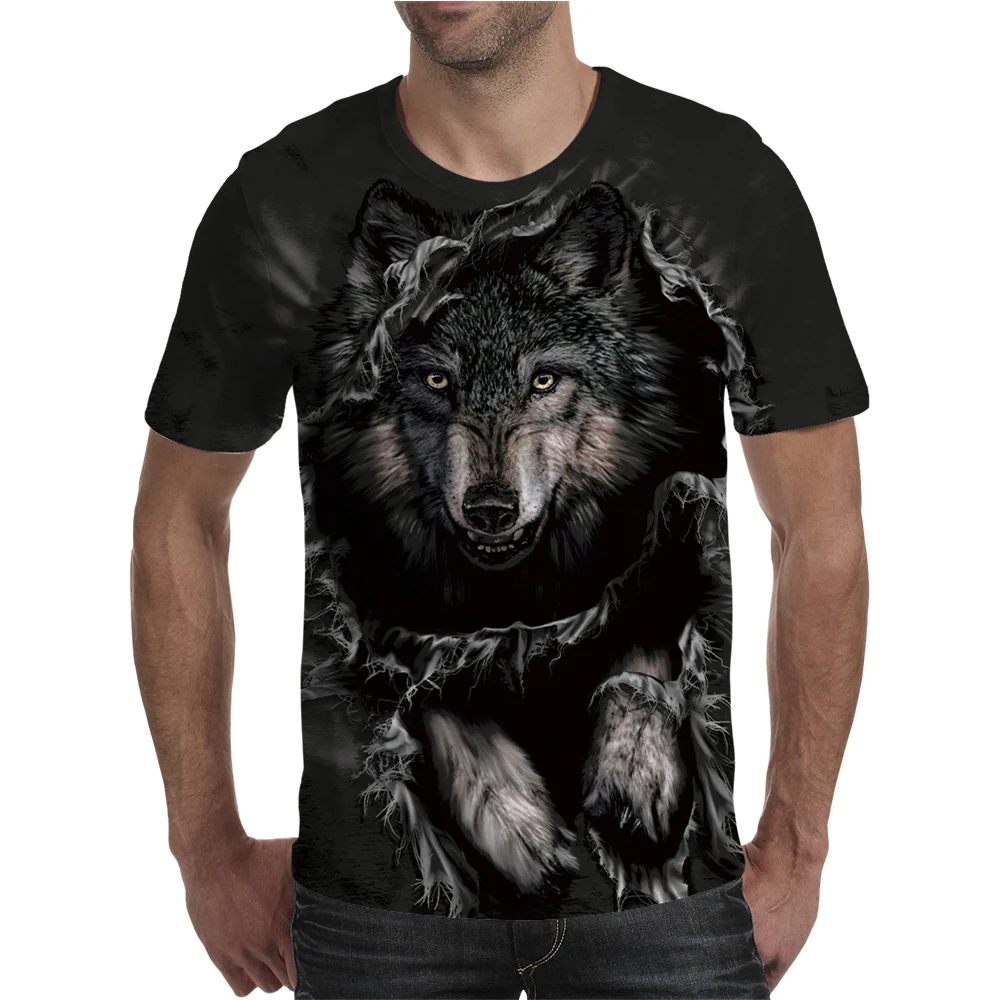 2021 New Summer Men And Women Short Seeves T-shirt Round Collar Street leisure Lone Wolf 3DT shirt couples Parent-child outfit
2021 New Summer Men And Women Short Seeves T-shirt Round Collar Street leisure Lone Wolf 3DT shirt couples Parent-child outfit