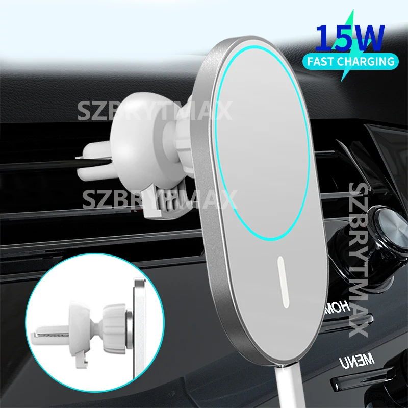For Iphone 12 Pro ProMax 12mini 15W Magsafe Wireless Charger Magnetic Phone Car Holder Magnet Magsafe Adsorbable Car Mount
For Iphone 12 Pro ProMax 12mini 15W Magsafe Wireless Charger Magnetic Phone Car Holder Magnet Magsafe Adsorbable Car Mount