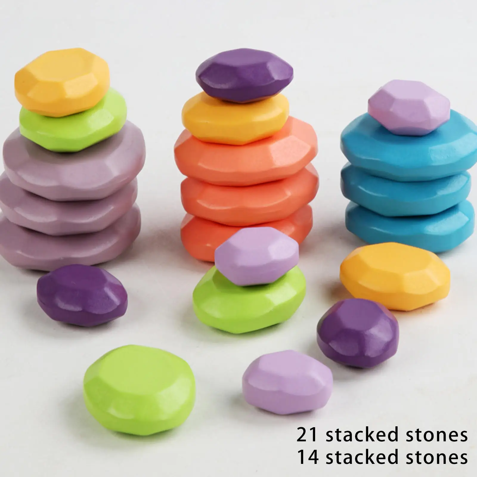 Wooden Toy Colorful Stacking Stone Building Block Creative Educational Toy Rainbow Stone Children Wooden Toy
Wooden Toy Colorful Stacking Stone Building Block Creative Educational Toy Rainbow Stone Children Wooden Toy