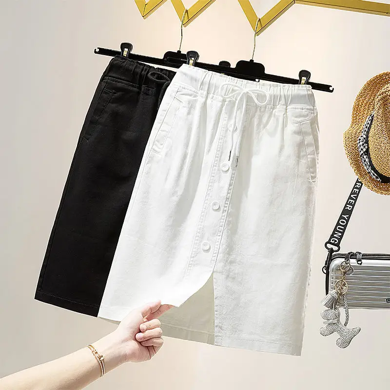 2021 New Spring Summer Vintage Women's Single Breasted Denim Skirt High Wasit Jeans Skirt Female A-line Split Skirt Plus Size
2021 New Spring Summer Vintage Women's Single Breasted Denim Skirt High Wasit Jeans Skirt Female A-line Split Skirt Plus Size