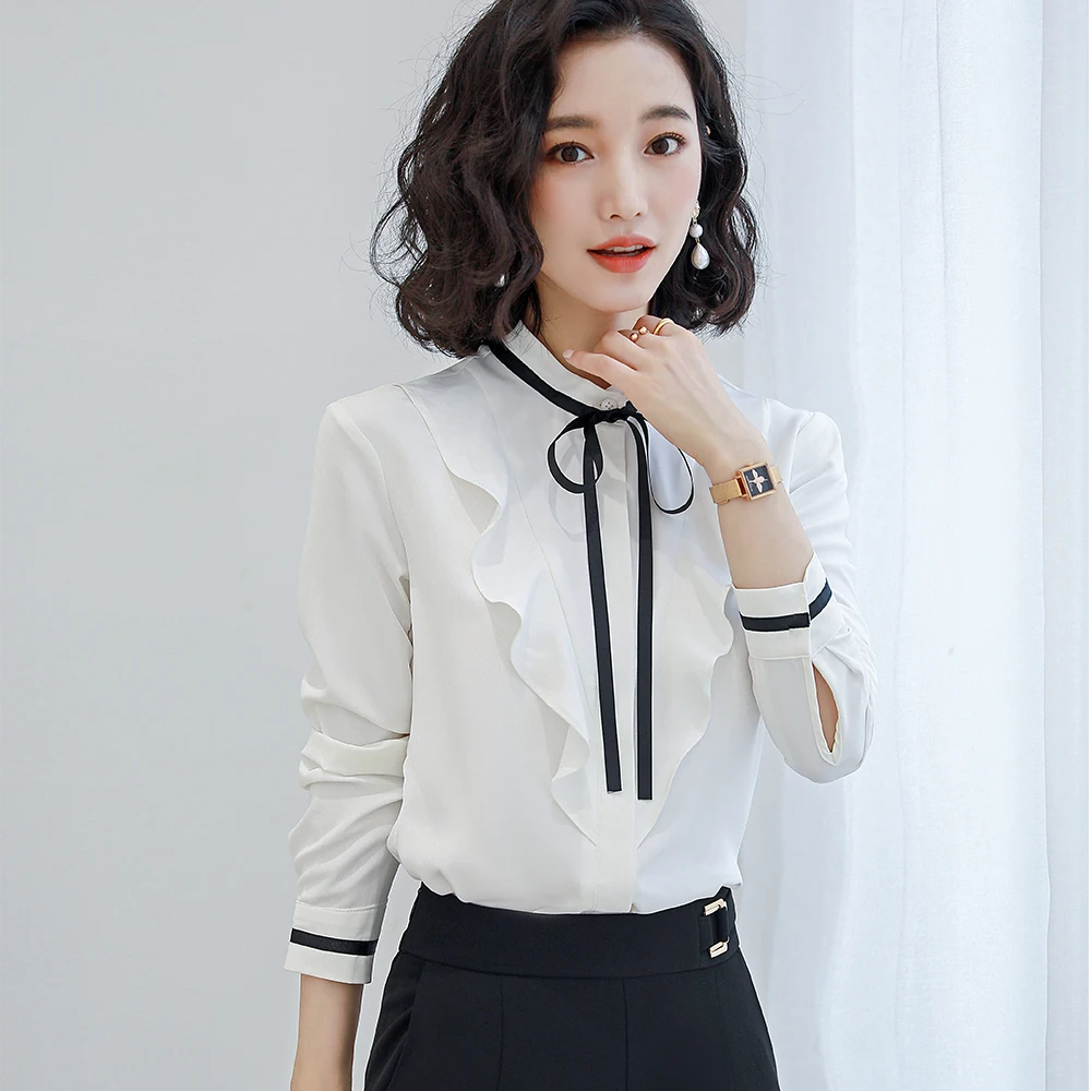 White Green Ruffle Office Ladies Business Work Wear Blouse Tops for Women Elegant Plus Size 5XL Formal Shirt
White Green Ruffle Office Ladies Business Work Wear Blouse Tops for Women Elegant Plus Size 5XL Formal Shirt