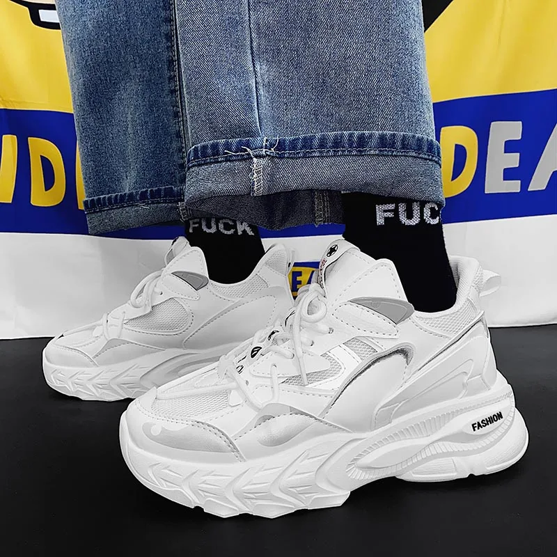 Hot Sale White Men's Sneakers 2020 platform tennis Shoes For Men Breathable Black Men Shoes Big Tenis Masculino Zapatos Hombre
Hot Sale White Men's Sneakers 2020 platform tennis Shoes For Men Breathable Black Men Shoes Big Tenis Masculino Zapatos Hombre