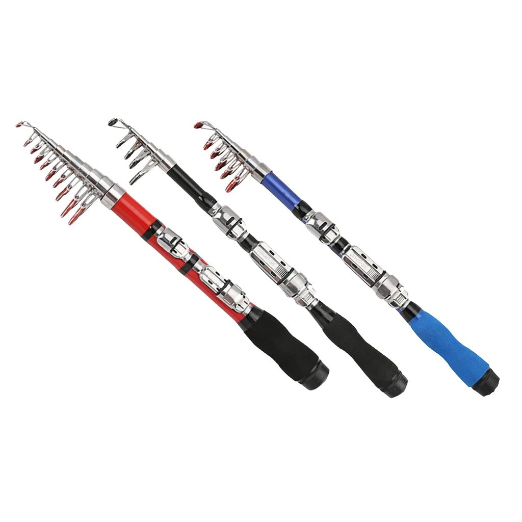 Портативная телескопическая удочка из углеродного волокна, жесткая, мощная, для пресной и соленой воды, для любительской рыбалки 
Портативная телескопическая удочка из углеродного волокна, жесткая, мощная, для пресной и соленой воды, для любительской рыбалки