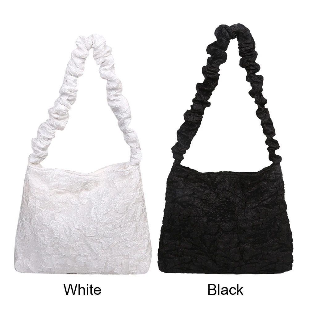 Large Capacity Portable Tote Shopping Bags Casual Pleated Women Shoulder Bags Fashion Pure Color Female Hand Bags
Large Capacity Portable Tote Shopping Bags Casual Pleated Women Shoulder Bags Fashion Pure Color Female Hand Bags