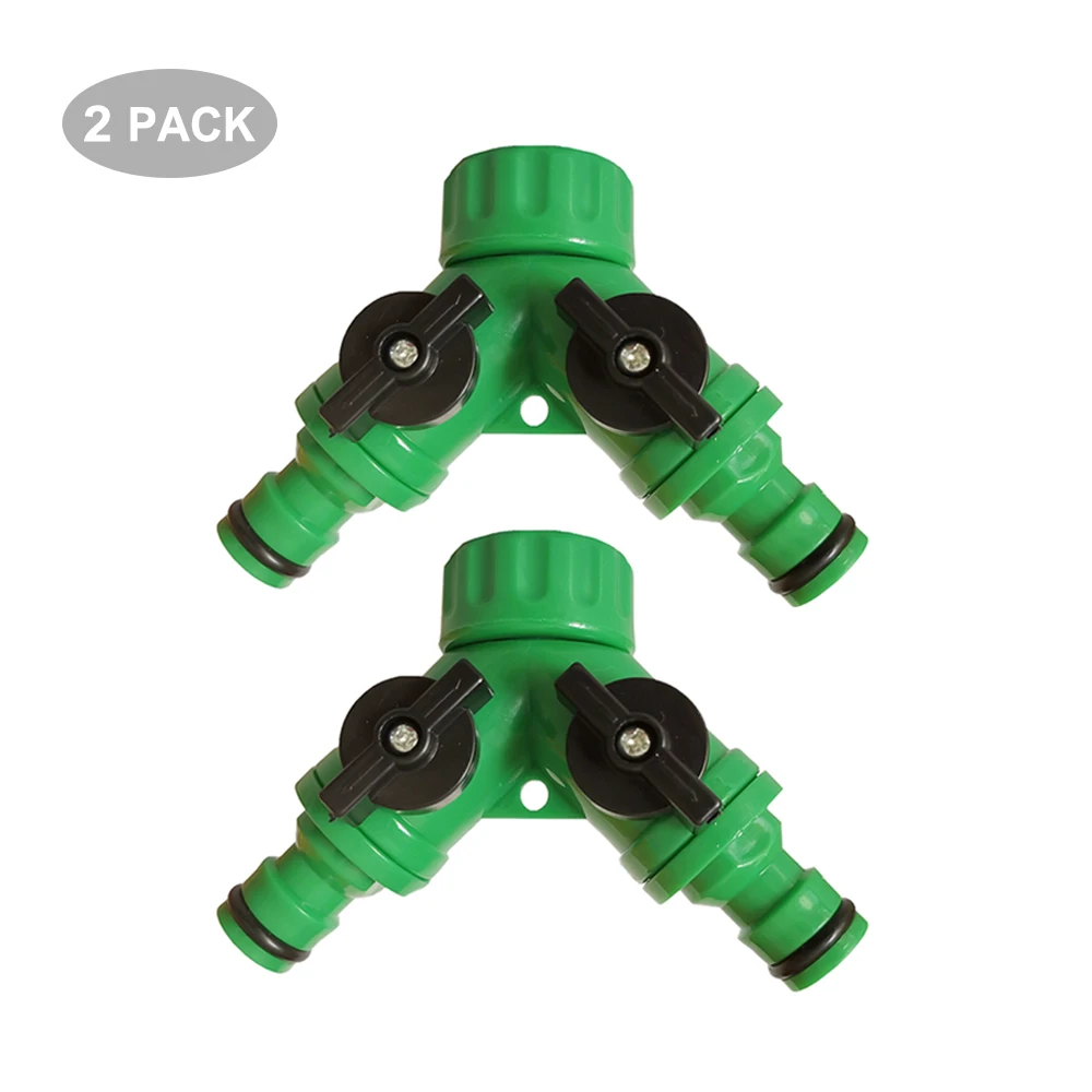 2Pcs Green 3/4 '' Plastic Y-Hose Dispenser Garden Watering Adapter Double Pass Quick Coupling Irrigation System Valve
2Pcs Green 3/4 '' Plastic Y-Hose Dispenser Garden Watering Adapter Double Pass Quick Coupling Irrigation System Valve