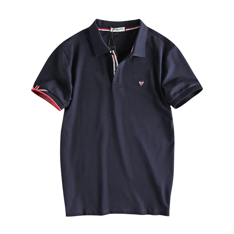 men's Summer British men clothing cotton casual lapel polos shirt trend embroidery men's polo shirt short sleeves tops
men's Summer British men clothing cotton casual lapel polos shirt trend embroidery men's polo shirt short sleeves tops