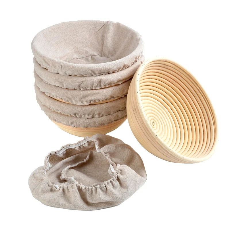 Rattan Bread Proofing Basket Natural Round Rattan Wicker Dough Mass Bread Fermentation Sourdough Banneton Bread Basket Hot Sale
Rattan Bread Proofing Basket Natural Round Rattan Wicker Dough Mass Bread Fermentation Sourdough Banneton Bread Basket Hot Sale