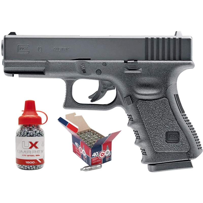 Soft metal weapon, carbon dioxide, compressed air pistol, Glock 19 gen3.177, caliber BB, air pistol, metal wall plate sign
Soft metal weapon, carbon dioxide, compressed air pistol, Glock 19 gen3.177, caliber BB, air pistol, metal wall plate sign