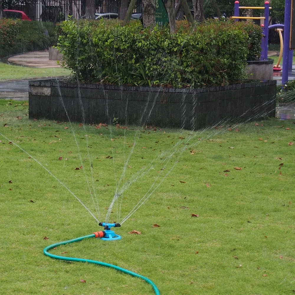 360 Degree Automatic Garden Sprinklers Watering Grass Lawn Rotary Nozzle Rotating Water Sprinkler System Garden Supplies
360 Degree Automatic Garden Sprinklers Watering Grass Lawn Rotary Nozzle Rotating Water Sprinkler System Garden Supplies