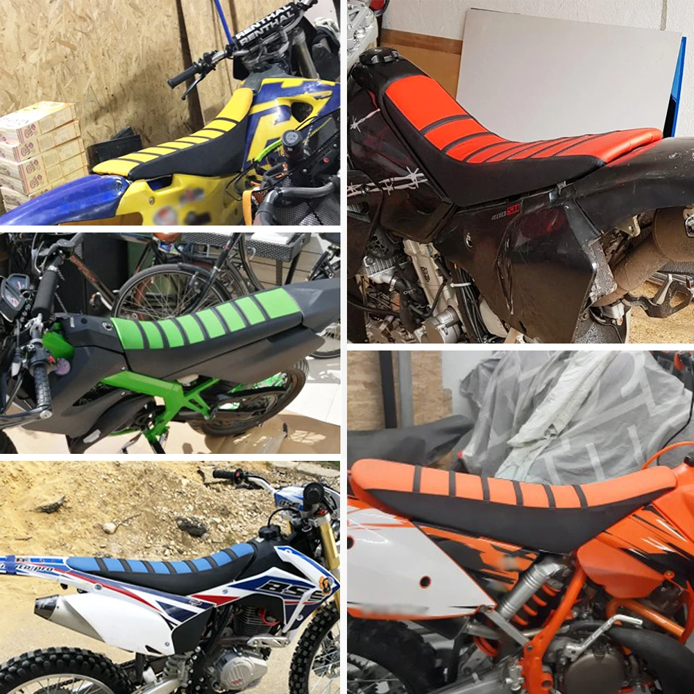 2020 Motorcycle Striped Rubber Soft-Grip Gripper Soft Seat Cover For Kawasaki kx 450 f KLX125 KDX125 KDX250 klx 250 kdx 125
2020 Motorcycle Striped Rubber Soft-Grip Gripper Soft Seat Cover For Kawasaki kx 450 f KLX125 KDX125 KDX250 klx 250 kdx 125