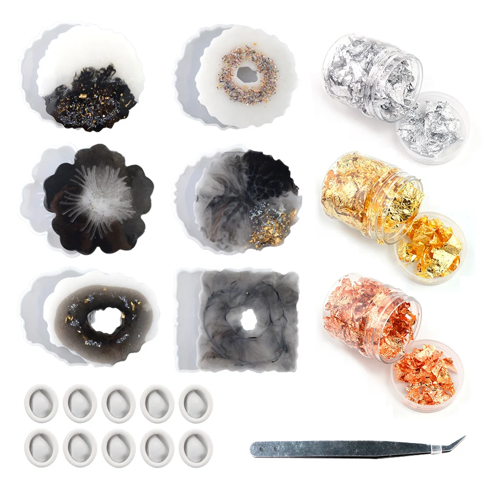 20Pcs Coasters Moldes De Silicona Set Cup Mat Silicon Mold Tea Wine Glass Pad Onderzetters Stampo Silicone Resina For DIY Craft
20Pcs Coasters Moldes De Silicona Set Cup Mat Silicon Mold Tea Wine Glass Pad Onderzetters Stampo Silicone Resina For DIY Craft