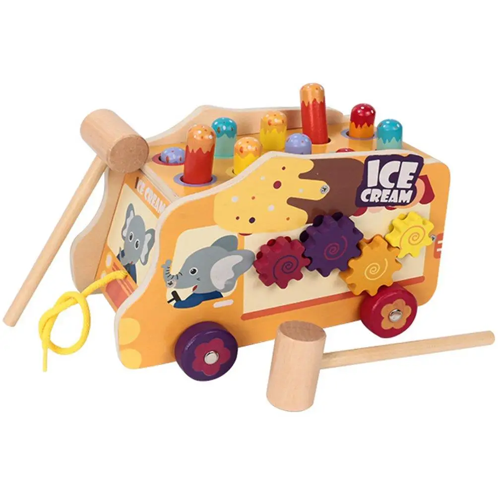 Kids Wooden Montessori Whac-A-Mole Toy Multifunctional Beat Slide Early Learning Educational Sensory Bab Children's Gift Toys
Kids Wooden Montessori Whac-A-Mole Toy Multifunctional Beat Slide Early Learning Educational Sensory Bab Children's Gift Toys