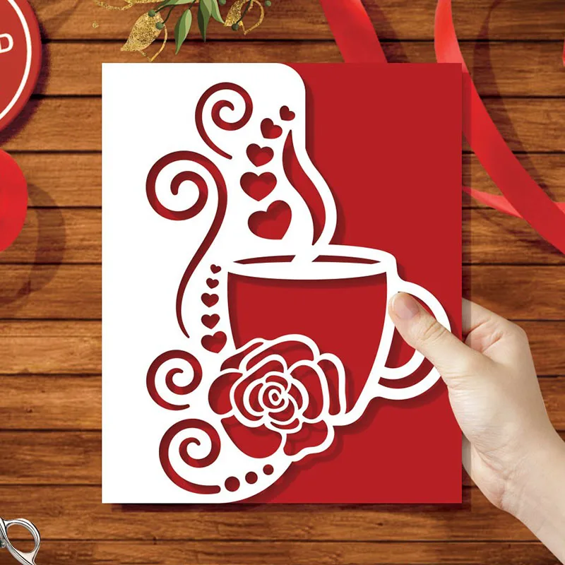 Lovely Cute Cup with Hearts Cutting Dies Scrapbook Diary Decoration Stencil Embossing Template DIY Greeting Card Handmade 2021
Lovely Cute Cup with Hearts Cutting Dies Scrapbook Diary Decoration Stencil Embossing Template DIY Greeting Card Handmade 2021