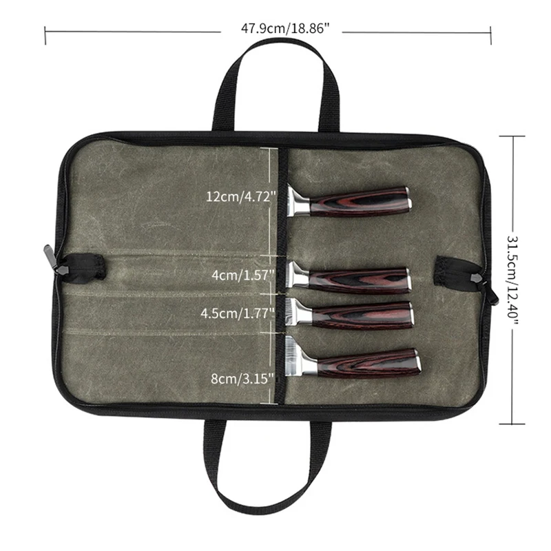 Canvas Roll Bag Chef Knife Bags Durable Storage Pockets Portable Knife Holder Knife Carrying Case Bag Kitchen Cutlery Tools
Canvas Roll Bag Chef Knife Bags Durable Storage Pockets Portable Knife Holder Knife Carrying Case Bag Kitchen Cutlery Tools