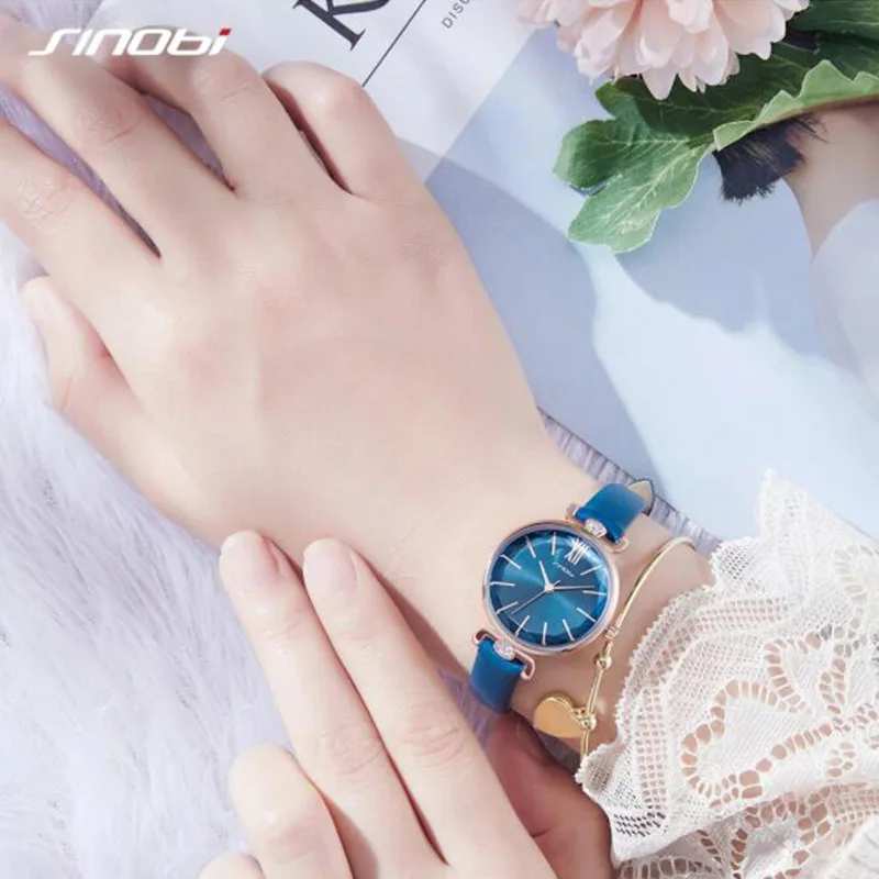 SINOBI 2021Watch Women Waterproof Quartz Wristwatch NEW Watch Women Fashion Casual Leather Belt Watches Wristwatches Reloj Mujer
SINOBI 2021Watch Women Waterproof Quartz Wristwatch NEW Watch Women Fashion Casual Leather Belt Watches Wristwatches Reloj Mujer