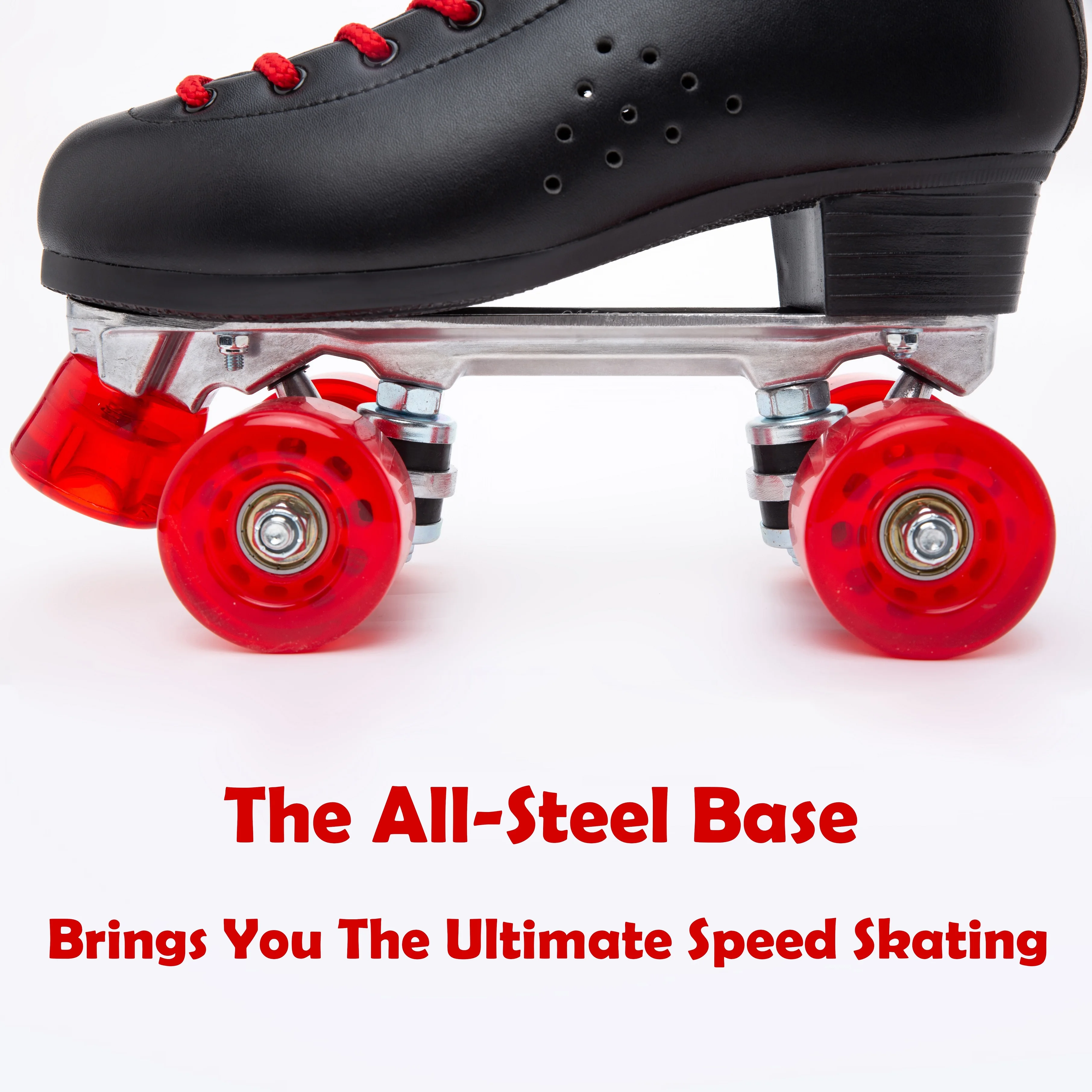 ANTIET Roller Skates For Women, All-Steel Base PU Leather Classic Double-Row Roller Skates, Suitable For Indoor And Outdoor
ANTIET Roller Skates For Women, All-Steel Base PU Leather Classic Double-Row Roller Skates, Suitable For Indoor And Outdoor