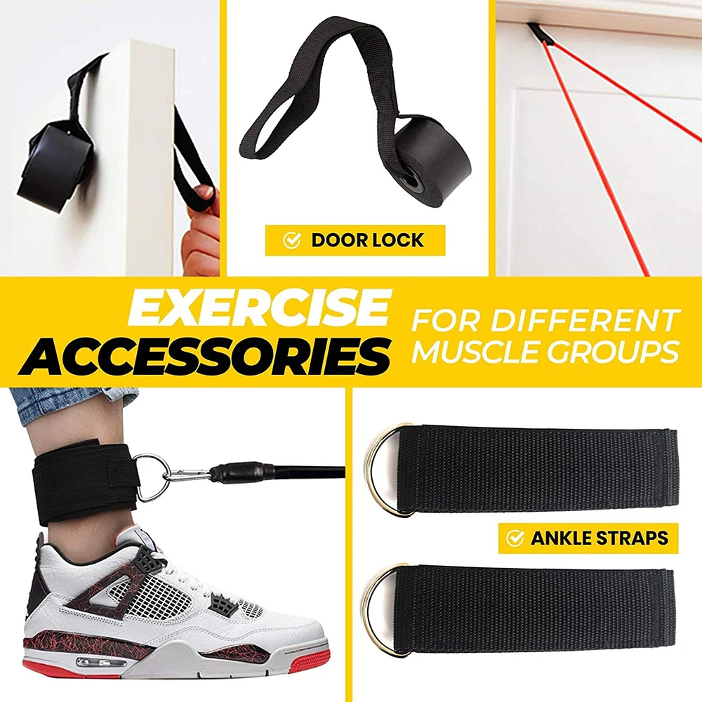 11pcs/Set Latex Resistance Bands Set Exercise Yoga Tube Pull Rope Fitness Sport Rubber Elastic Bands Muscle Strength Training
11pcs/Set Latex Resistance Bands Set Exercise Yoga Tube Pull Rope Fitness Sport Rubber Elastic Bands Muscle Strength Training