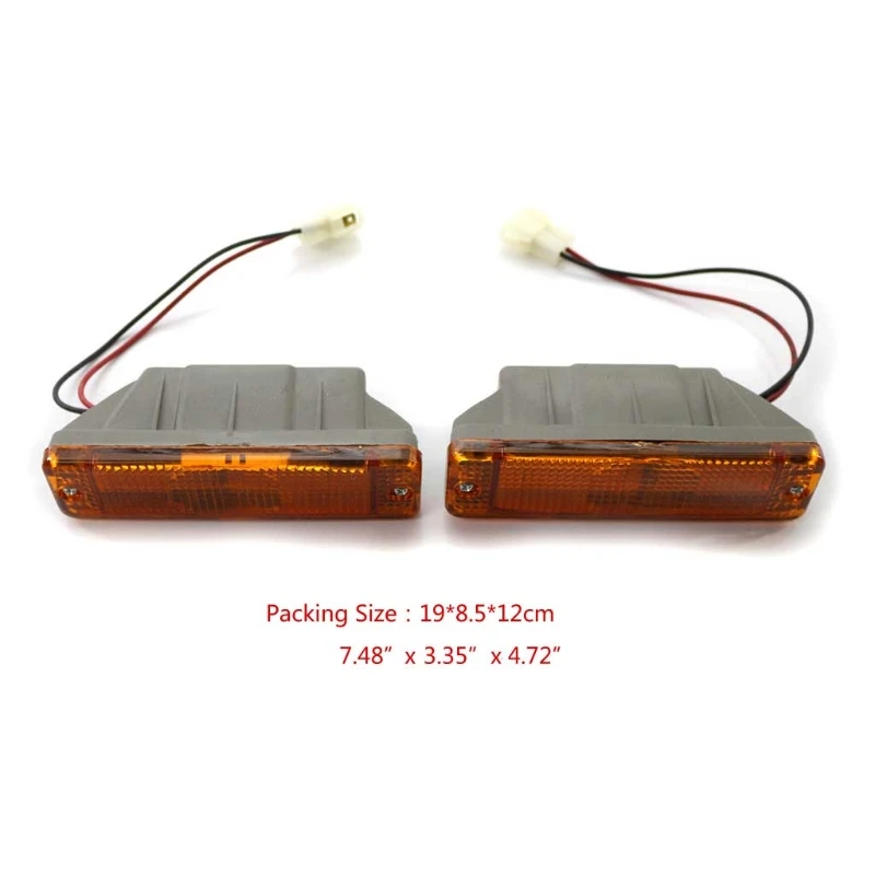 3XUB A Pair BRight Left Front umper Turn Signal Lights Trim Car Exterior Decorations for mk1 & Mk2 Golf & Cabriolet
3XUB A Pair BRight Left Front umper Turn Signal Lights Trim Car Exterior Decorations for mk1 & Mk2 Golf & Cabriolet