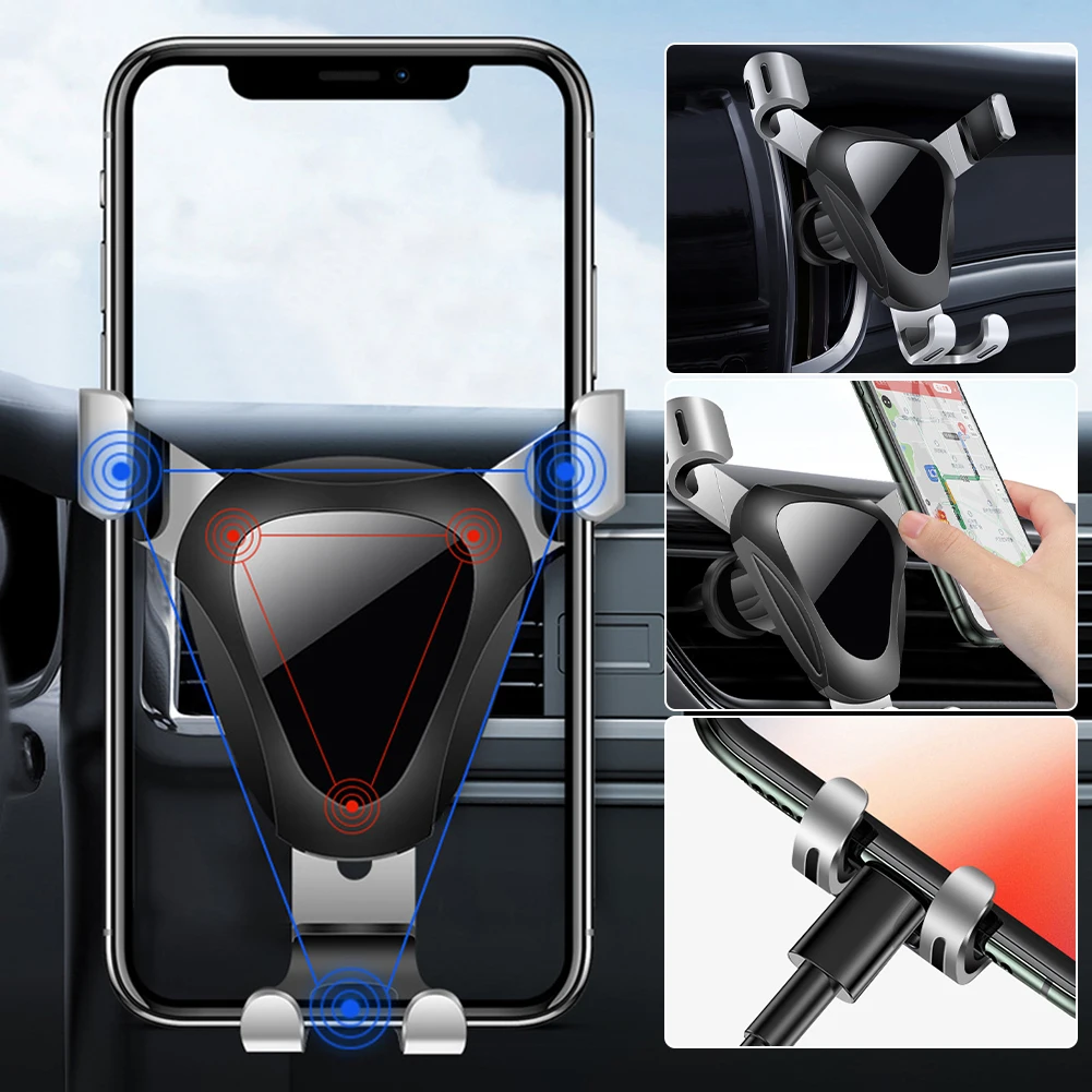 NewCar Mobile Phone Holder Installation Gravity Linkage Triangle Mobile Phone Holder 360 Degree Adjustable Hands-free Car Holder
NewCar Mobile Phone Holder Installation Gravity Linkage Triangle Mobile Phone Holder 360 Degree Adjustable Hands-free Car Holder