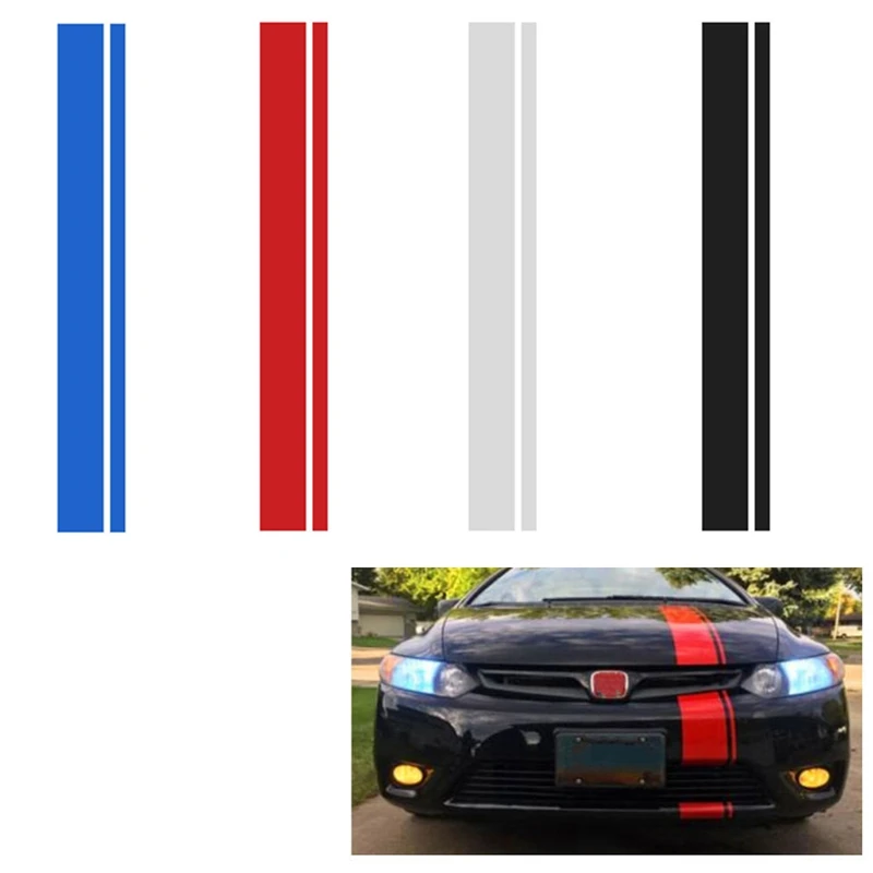 Car Racing Stripe Decals Stickers Hood Stripe Auto Graphic Decal Vinyl Car Truck Vehicle Body Racing Stripe Universal
Car Racing Stripe Decals Stickers Hood Stripe Auto Graphic Decal Vinyl Car Truck Vehicle Body Racing Stripe Universal