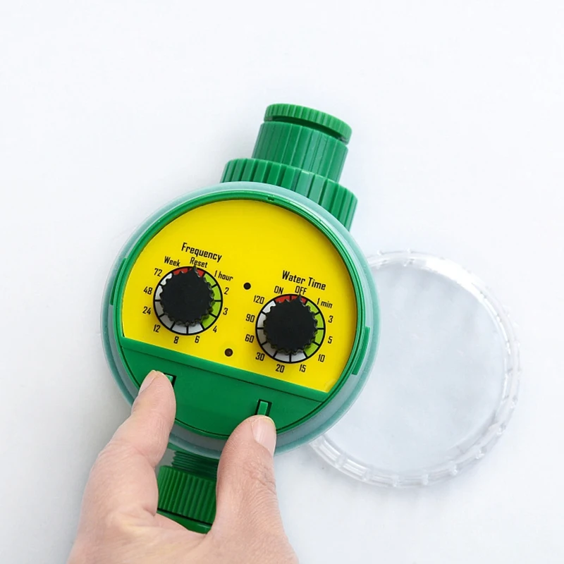 Analogue Two Dial Plastic Water Timer Valve Multi-Function Garden Automatic Electronic Faucet Irrigation Controller
Analogue Two Dial Plastic Water Timer Valve Multi-Function Garden Automatic Electronic Faucet Irrigation Controller