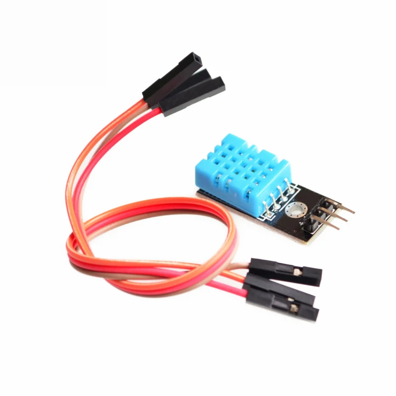 DHT11 Temperature Digital Temperature And Relative Humidity Humidity Sensor Module + PCB With Cable For Arduino Diy Starter Kit
DHT11 Temperature Digital Temperature And Relative Humidity Humidity Sensor Module + PCB With Cable For Arduino Diy Starter Kit
