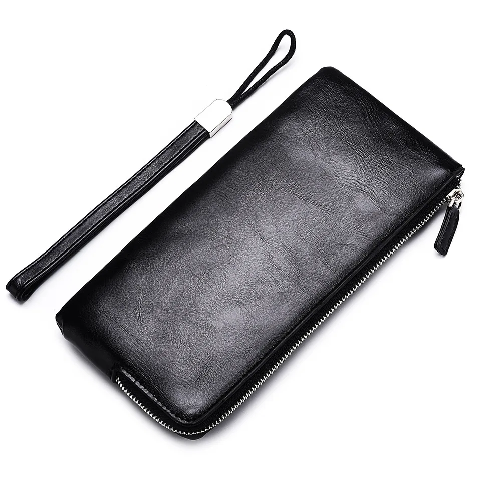 Men's Long Wallet Mobile Phone Bag Zipper Ultra-thin Wallet Solid Color Change Mobile Phone Bag
Men's Long Wallet Mobile Phone Bag Zipper Ultra-thin Wallet Solid Color Change Mobile Phone Bag