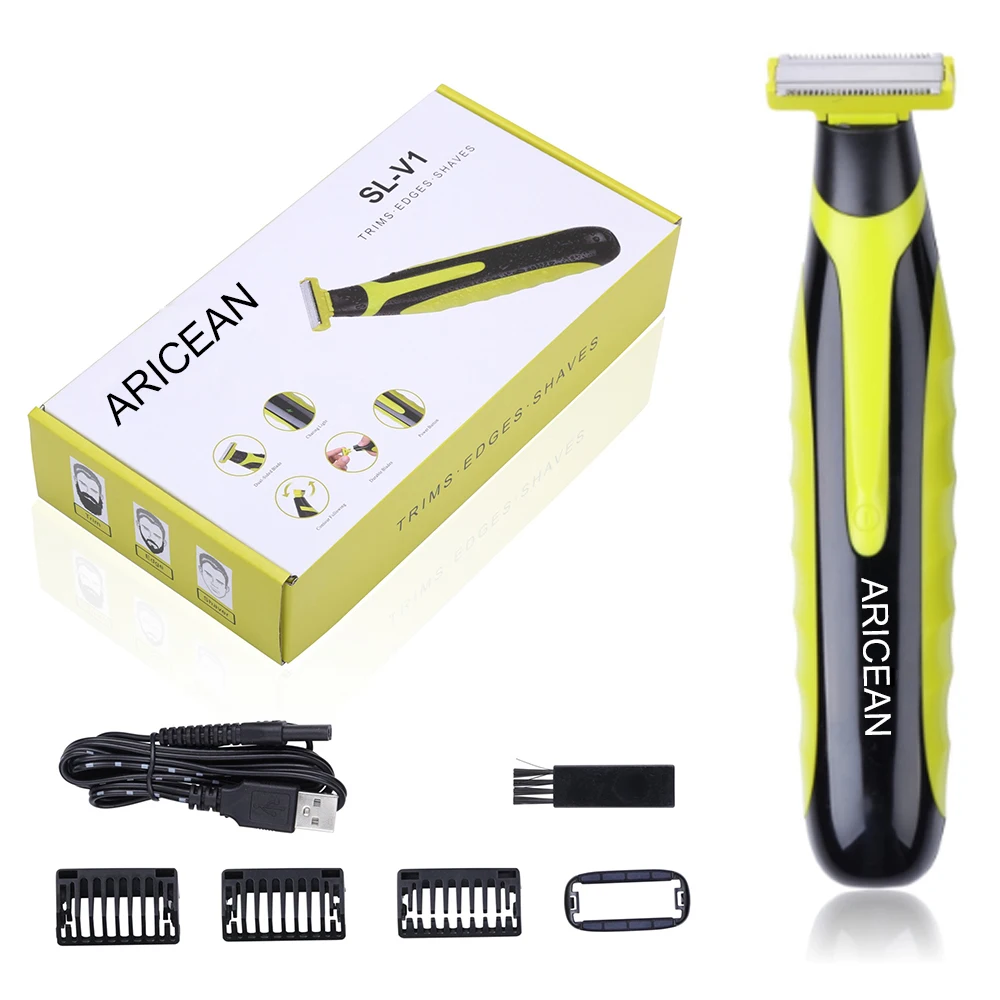 ARICEAN Waterproof Electric Shaver Flex Shaver Head 3-in-1 Shave Washable Trimmer Comfortable And Clean Trimmer
ARICEAN Waterproof Electric Shaver Flex Shaver Head 3-in-1 Shave Washable Trimmer Comfortable And Clean Trimmer