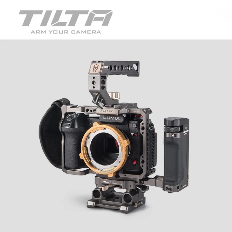 Tilta TA-T38-A-G DSLR rig Camera CAGE FOR PANASONIC S1H S1 S1R camera full cage S1H rig top handle side focus handle
Tilta TA-T38-A-G DSLR rig Camera CAGE FOR PANASONIC S1H S1 S1R camera full cage S1H rig top handle side focus handle
