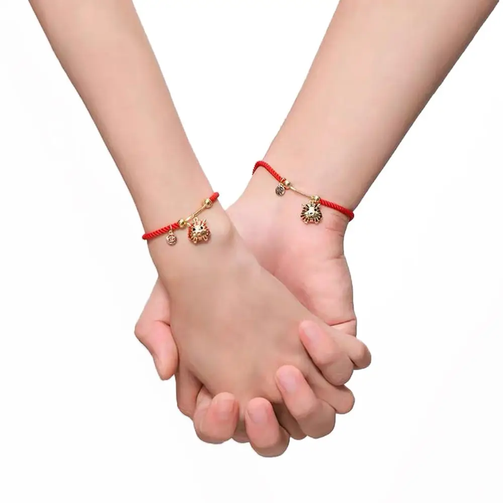 Chinese Style New Year Lucky Red String Zodiac Cute Tiger Bracelet Couple Best Friend Hand Strap Gift Student Women Bracelet
Chinese Style New Year Lucky Red String Zodiac Cute Tiger Bracelet Couple Best Friend Hand Strap Gift Student Women Bracelet
