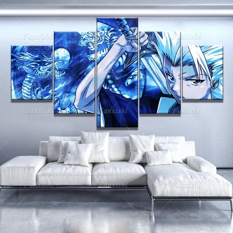 5 Pieces Anime Poster Bleach Capitaine Dixième Division Wall Art Canvas Painting Hd Prints Pictures Boy's Living Room Home Decor 
5 Pieces Anime Poster Bleach Capitaine Dixième Division Wall Art Canvas Painting Hd Prints Pictures Boy's Living Room Home Decor