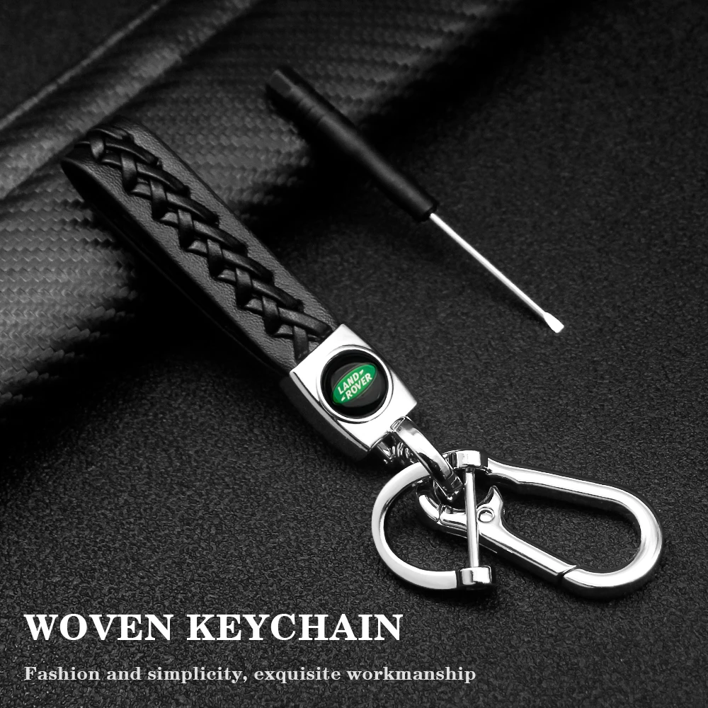 High-Grade Woven Leather Car Keychain 3D Metal Car Styling Emblem Key Rings For Land Rover Range Sport VELAR SV Evoque DISCOVERY
High-Grade Woven Leather Car Keychain 3D Metal Car Styling Emblem Key Rings For Land Rover Range Sport VELAR SV Evoque DISCOVERY