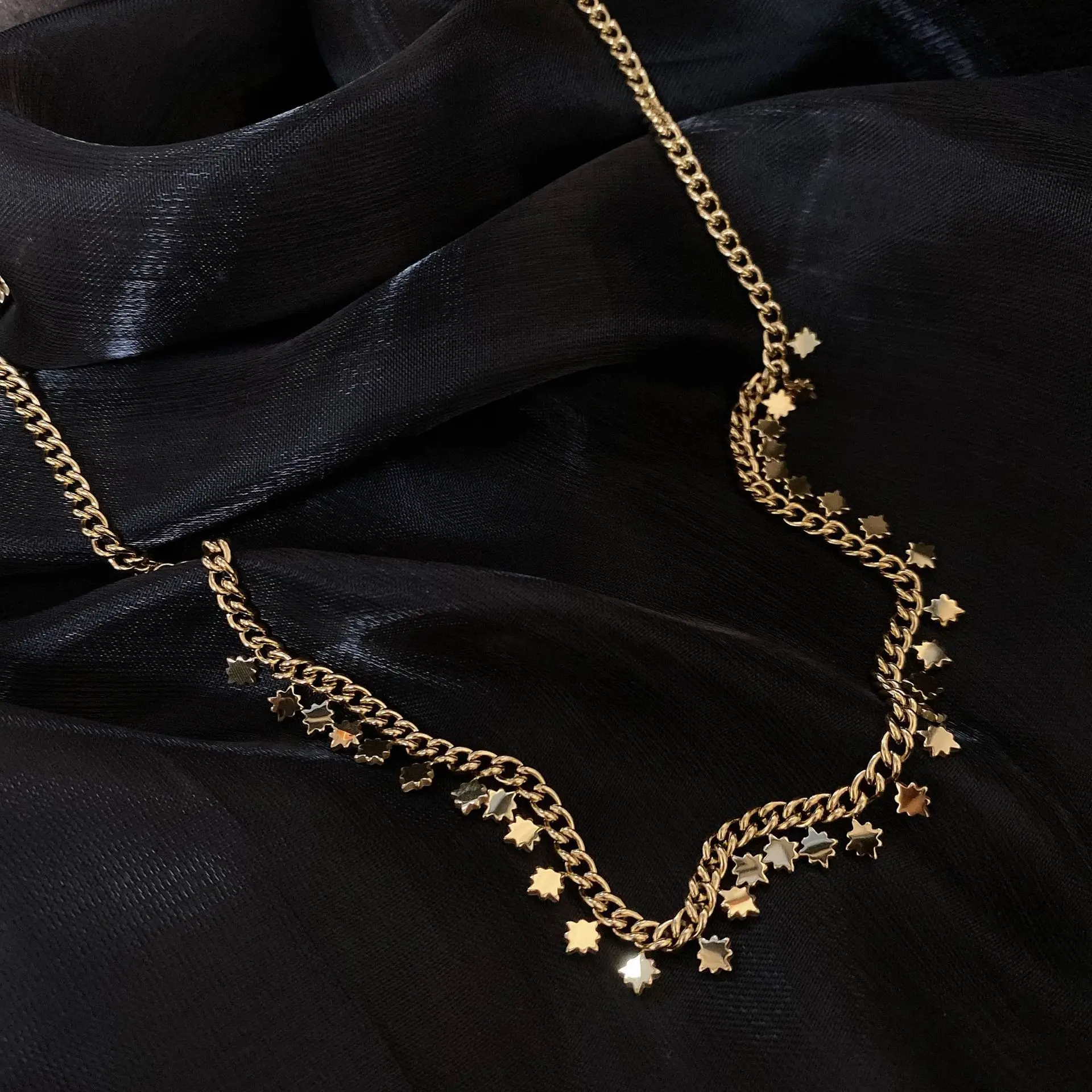 Fashion Women Lady Elegant Star Pendant Beach Chocker Chain Necklace Simple Choker Party Dress Necklaces Jewelry gold necklace
Fashion Women Lady Elegant Star Pendant Beach Chocker Chain Necklace Simple Choker Party Dress Necklaces Jewelry gold necklace