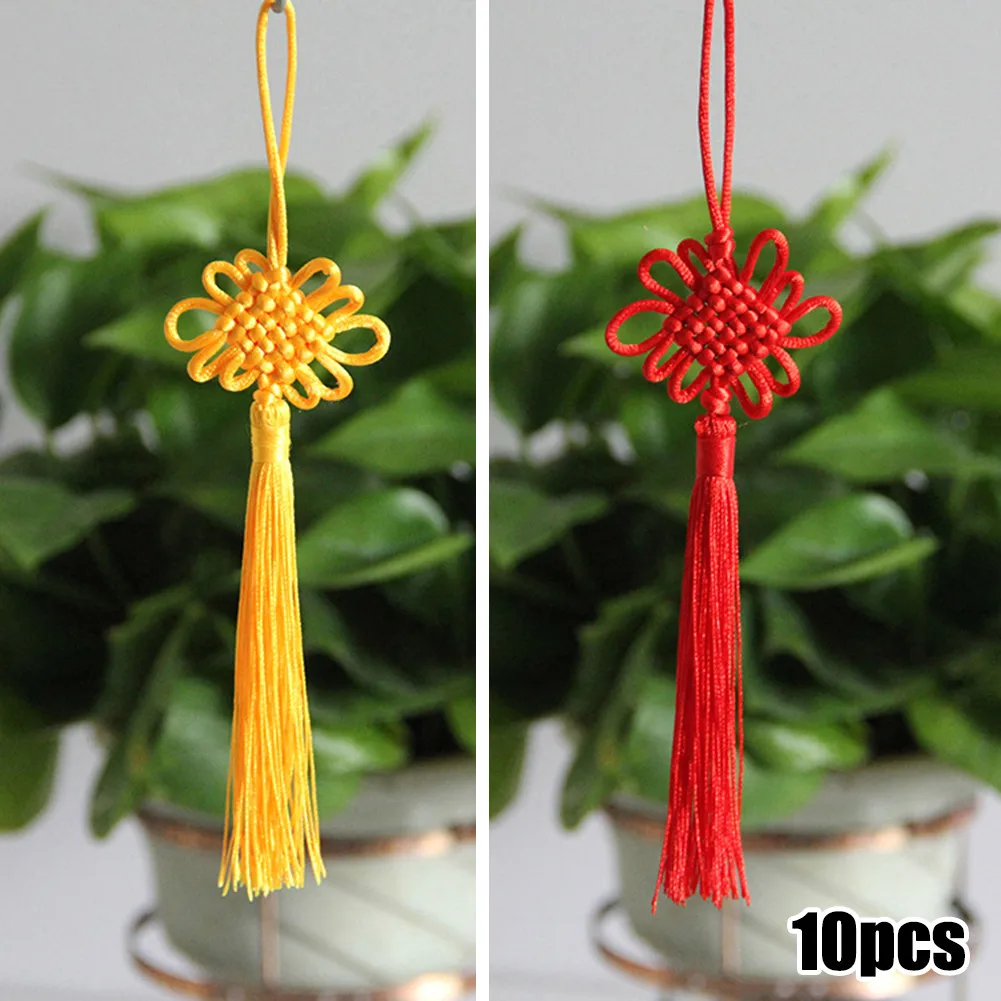 10pcs Home Chinese Knot Tassel Cords Pendant Mascot Hand-Woven Car Interior Ornament Hanging 2022 Chinese New Year Decor Gift
10pcs Home Chinese Knot Tassel Cords Pendant Mascot Hand-Woven Car Interior Ornament Hanging 2022 Chinese New Year Decor Gift