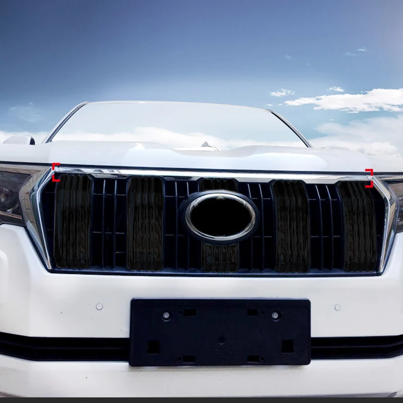 For Toyota Land Cruiser Prado FJ150 2018 ABS Front Upper Middle Grill Grille Cover Strip Molding Trim car styling accessories
For Toyota Land Cruiser Prado FJ150 2018 ABS Front Upper Middle Grill Grille Cover Strip Molding Trim car styling accessories