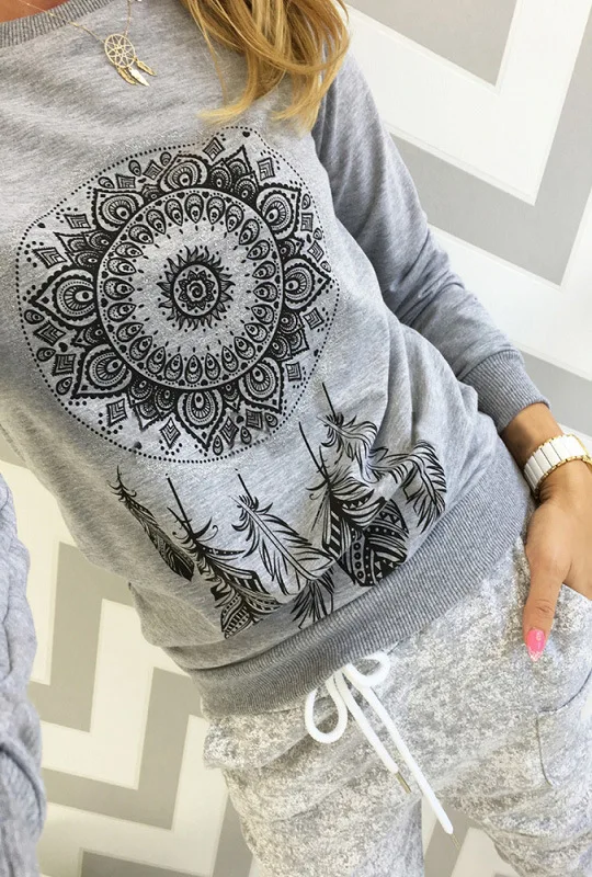 Fall 2020 New Ladies Sweatshirt Casual Long Sleeve O-neck Printed Pullover Pullover Sweatshirt Fashion Top
Fall 2020 New Ladies Sweatshirt Casual Long Sleeve O-neck Printed Pullover Pullover Sweatshirt Fashion Top