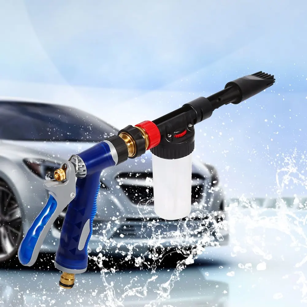 2 in 1 Adjustable Water Gun Car Washer High Pressure Power Washer Snow Foam Water Profession Car Cleaning Foam Machine Tools
2 in 1 Adjustable Water Gun Car Washer High Pressure Power Washer Snow Foam Water Profession Car Cleaning Foam Machine Tools