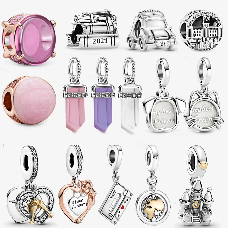 Fashion 925 Sterling Silver Colorful Beads Collection Fit Original Pandora Charm Bracelet Women DIY Jewelry Gift
Fashion 925 Sterling Silver Colorful Beads Collection Fit Original Pandora Charm Bracelet Women DIY Jewelry Gift