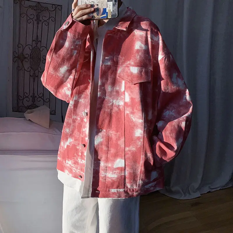 Spring Cotton Tie-dye Jacket Men's Fashion Casual Camouflage Jackets Mens Streetwear Korean Loose Hip-hop Bomber Jacket Men
Spring Cotton Tie-dye Jacket Men's Fashion Casual Camouflage Jackets Mens Streetwear Korean Loose Hip-hop Bomber Jacket Men