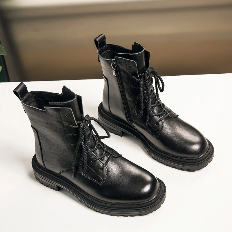 Autumn Winter Shoes For Women 2021 Boots Platform Genuine Leather Ankle Boots Woman Thick Bottom Martin Boots Brown Designer New
Autumn Winter Shoes For Women 2021 Boots Platform Genuine Leather Ankle Boots Woman Thick Bottom Martin Boots Brown Designer New