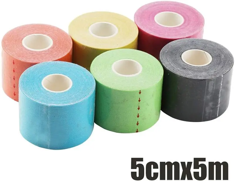 6 Rolls 5 mx5 cm Muscle Support Tape Athletic Sports Muscle Bandage Knee Elbow Protector Elastic Strapping Tape Sports Tape 
6 Rolls 5 mx5 cm Muscle Support Tape Athletic Sports Muscle Bandage Knee Elbow Protector Elastic Strapping Tape Sports Tape