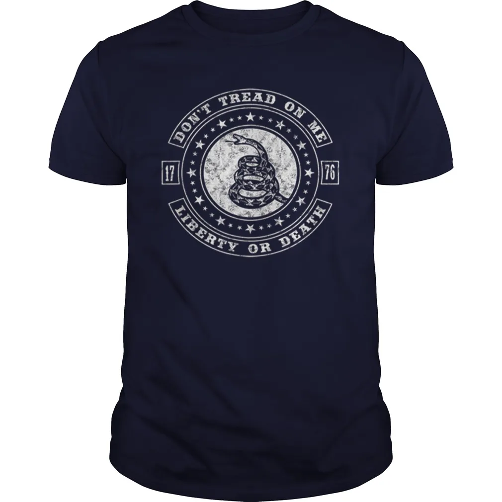 Don't Tread on Me Independence Day Liberty or Death T-Shirt. Summer Cotton O-Neck Short Sleeve Mens T Shirt New S-3XL
Don't Tread on Me Independence Day Liberty or Death T-Shirt. Summer Cotton O-Neck Short Sleeve Mens T Shirt New S-3XL