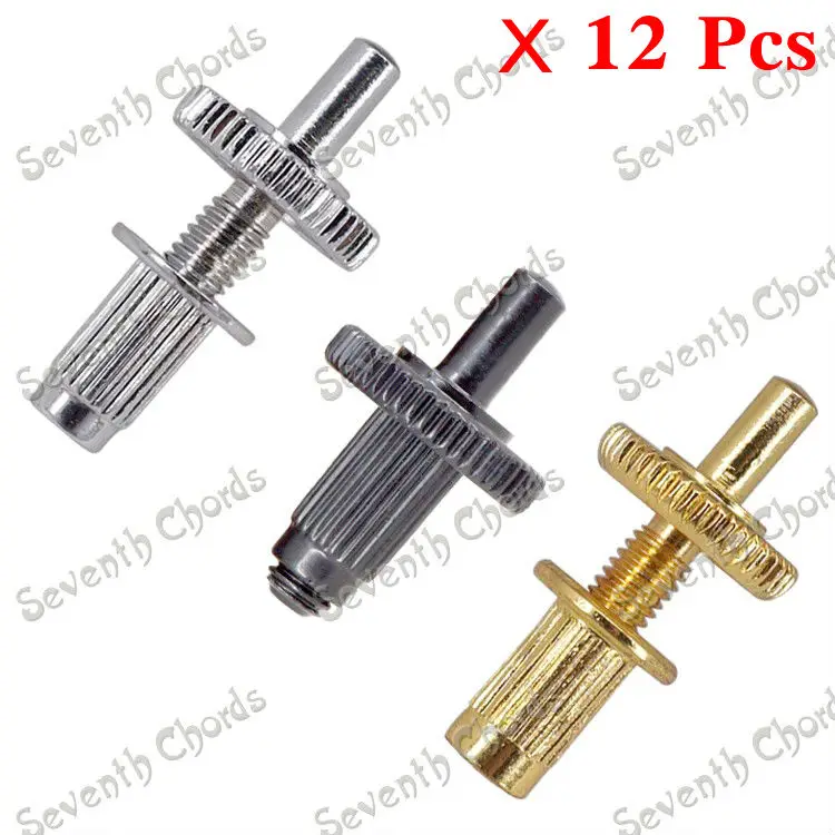 12 Pcs 3Colors Tune-O-Matic Bridge Studs & Anchors For Electric Guitar / Small Threaded Bushing Mount Diameter 4MM
12 Pcs 3Colors Tune-O-Matic Bridge Studs & Anchors For Electric Guitar / Small Threaded Bushing Mount Diameter 4MM