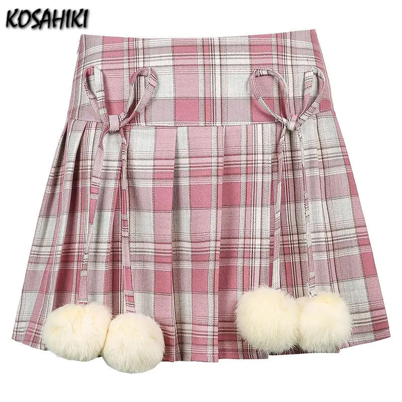 KOSAHIKI Japanese Sweet Jk Plaid Skirt Gothic Women's Harajuku Uniform High Waist Preppy Pleated Skirt Korean A-line Skirts
KOSAHIKI Japanese Sweet Jk Plaid Skirt Gothic Women's Harajuku Uniform High Waist Preppy Pleated Skirt Korean A-line Skirts