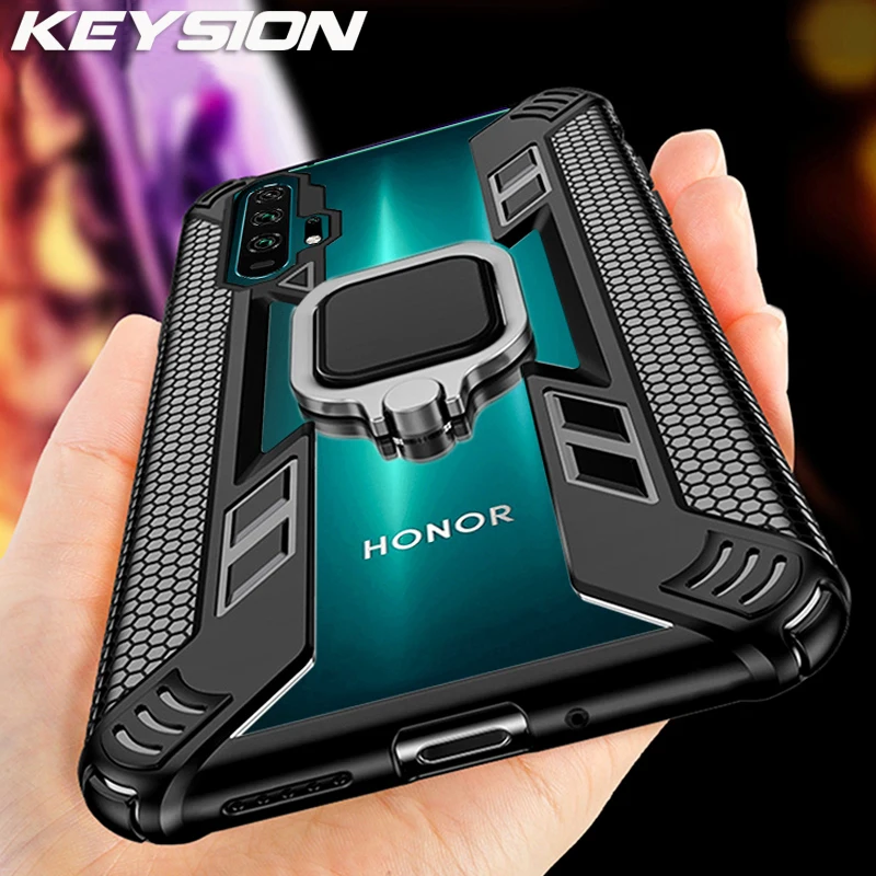 Чехол KEYSION с кольцом для Honor 20 Pro 20S 10i 10 Lite 8X 8A чехол телефона Huawei P40 P30 Mate 30 Y6 6S Y7 Y9 2019