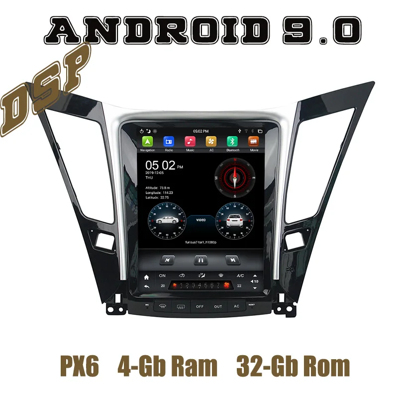 PX6 Tesla Style android 9.0 car radio gps player for hyundai sonata 2012 2013 2014 2015 2016 with IPS SCREEN wifi usb 4+64g
PX6 Tesla Style android 9.0 car radio gps player for hyundai sonata 2012 2013 2014 2015 2016 with IPS SCREEN wifi usb 4+64g