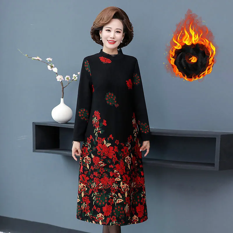 Women Sweater Dress Fashion Vintage Plus Size Loose Knitting Dresses Female Long Sleeve O-neck Women Dress XL-5XL Y437
Women Sweater Dress Fashion Vintage Plus Size Loose Knitting Dresses Female Long Sleeve O-neck Women Dress XL-5XL Y437